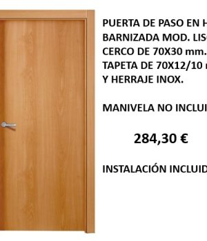 Oferta puerta LISA en Haya